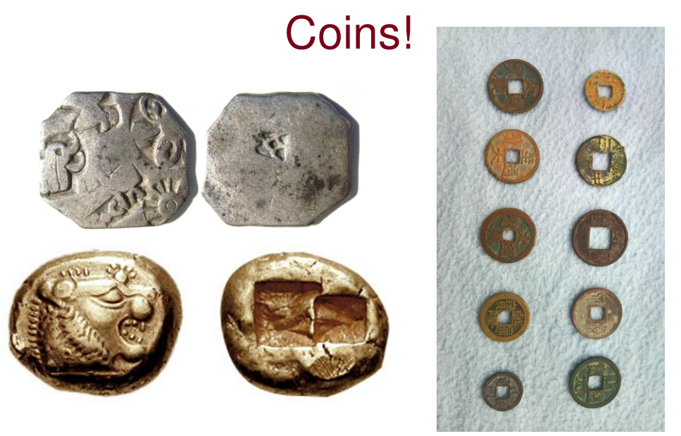 Three kinds of coins